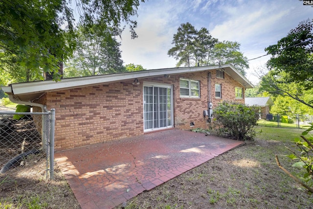 1514 Omarest Dr, Columbia, SC 29210 - back of property featuring a patio and brick siding