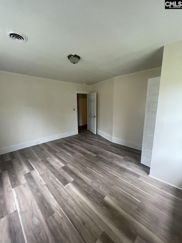 2803 Stewart St, Camden, SC 29020 - unfurnished room featuring dark wood-style floors and baseboards