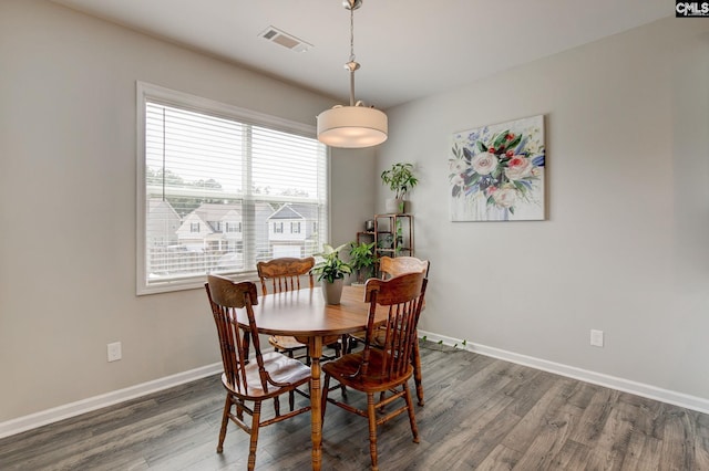 121 Bridgeport Rd, Elgin, SC 29045 - dining area featuring plenty of natural light, wood finished floors, and baseboards