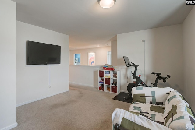 121 Bridgeport Rd, Elgin, SC 29045 - living room with carpet and baseboards