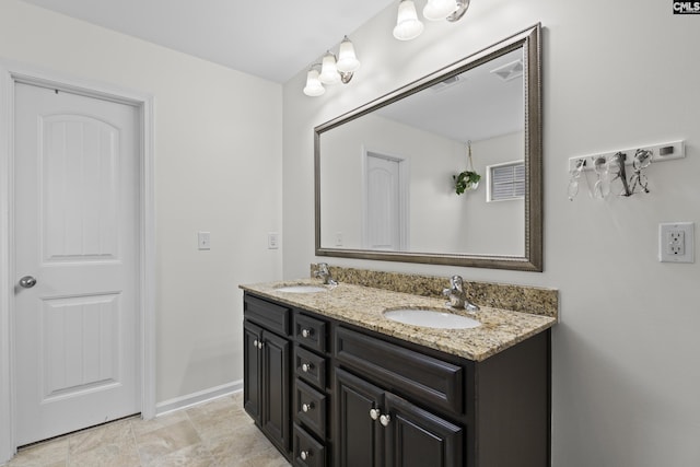 150 Ventnor Ave, Chapin, SC 29036 - bathroom with double vanity and baseboards