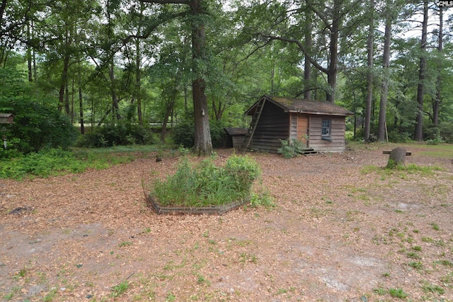 141 Frost Rd, Camden, SC 29020 - view of yard with a wooded view