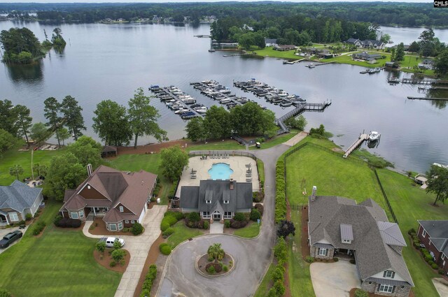 1 Downing Cir, Gilbert, SC 29054 - drone / aerial view of a nearby body of water