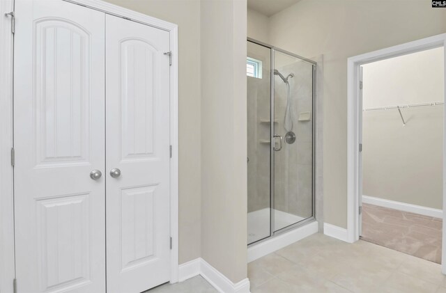 1 Downing Cir, Gilbert, SC 29054 - full bathroom with a shower stall, baseboards, and a walk in closet
