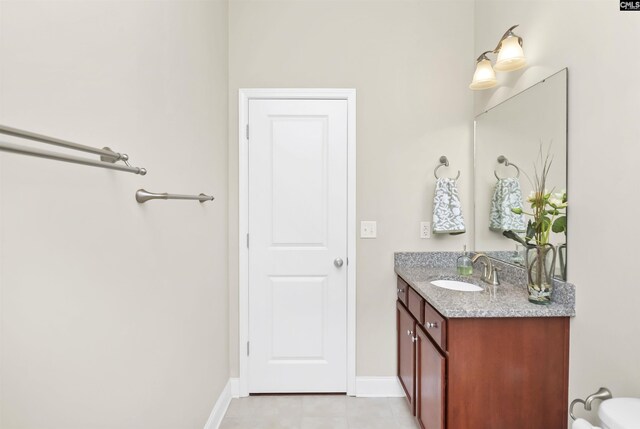 1 Downing Cir, Gilbert, SC 29054 - bathroom featuring vanity, baseboards, and tile patterned floors