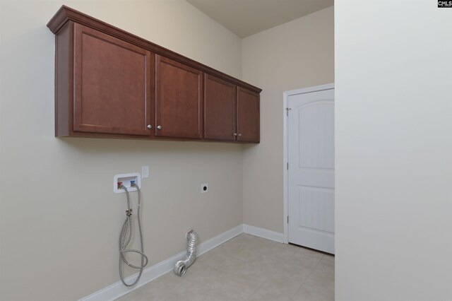 1 Downing Cir, Gilbert, SC 29054 - washroom with hookup for an electric dryer, washer hookup, cabinet space, and baseboards