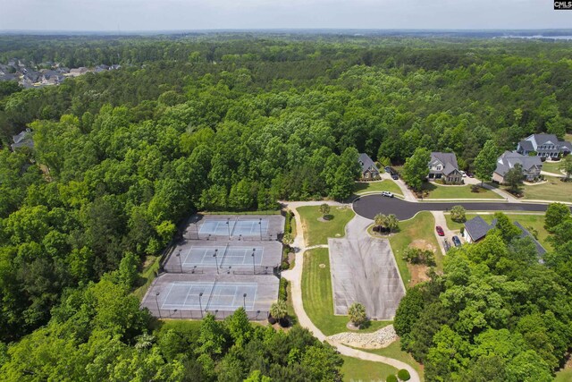 1 Downing Cir, Gilbert, SC 29054 - bird's eye view of a heavily wooded area