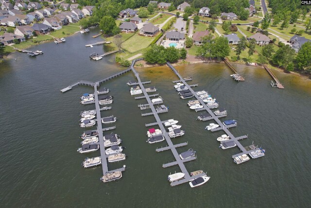 1 Downing Cir, Gilbert, SC 29054 - view of property location with a large body of water and numerous boat docks