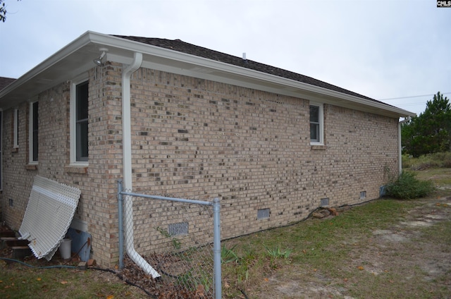 429 Kitti Wake Dr, West Columbia, SC 29170 - view of property exterior with crawl space and brick siding