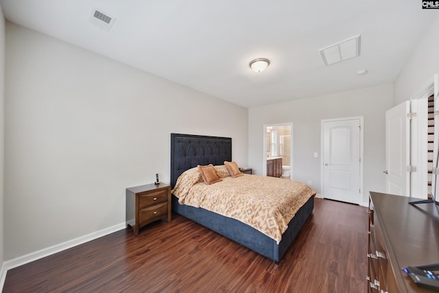 1148 Declaration Dr, Elgin, SC 29045 - bedroom with dark wood-style floors, baseboards, and ensuite bathroom