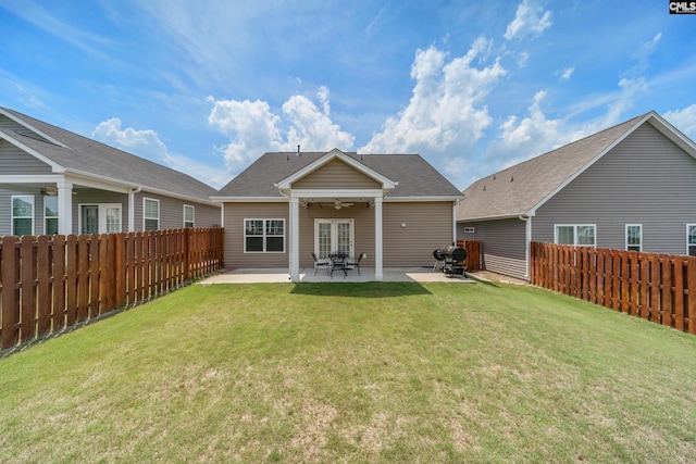 1148 Declaration Dr, Elgin, SC 29045 - back of house featuring ceiling fan and a patio