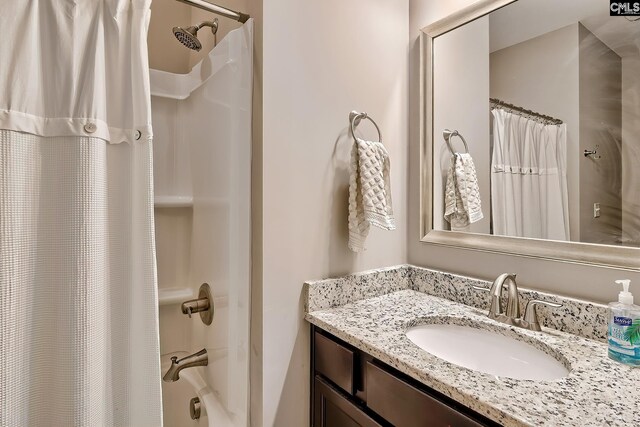 335 Hollow Cove Rd, Chapin, SC 29036 - bathroom with vanity and shower / bath combo