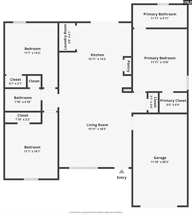 627 Cheehaw Ave, West Columbia, SC 29170 - home floor plan