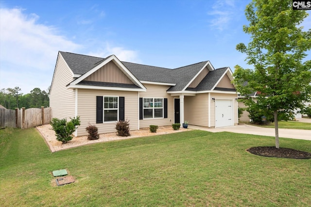 627 Cheehaw Ave, West Columbia, SC 29170 - view of front of home with board and batten siding, driveway, a garage, and roof with shingles