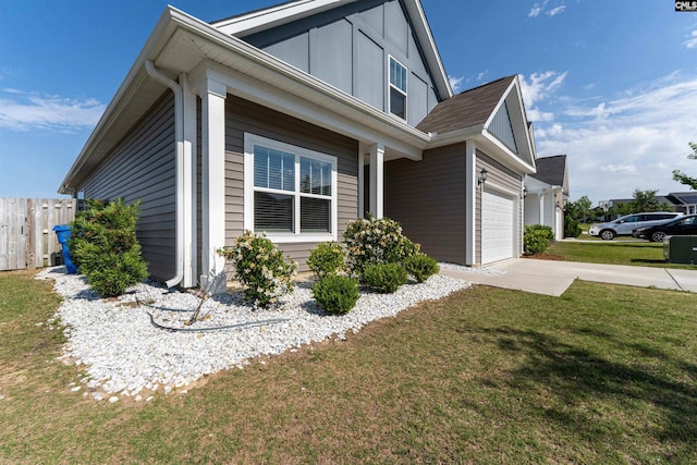 1401 Ardennes Dr, Elgin, SC 29045 - view of side of property featuring a garage and concrete driveway