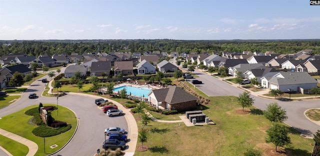 1401 Ardennes Dr, Elgin, SC 29045 - aerial view of residential area with a pool