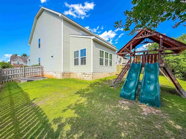 121 Ashford Way, Lexington, SC 29072 - back of house with a playground