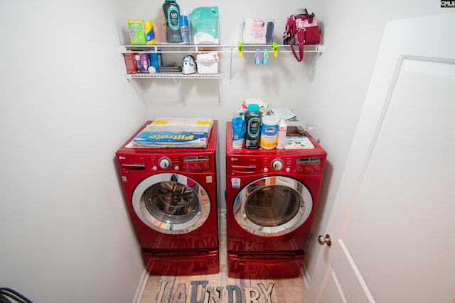 268 Drooping Leaf Rd, Lexington, SC 29072 - washroom featuring separate washer and dryer