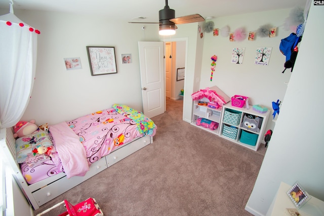 268 Drooping Leaf Rd, Lexington, SC 29072 - bedroom featuring carpet flooring and ceiling fan