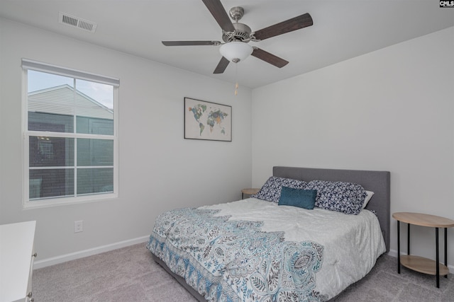 646 Penfolds Way, Blythewood, SC 29016 - bedroom with carpet floors, baseboards, and ceiling fan