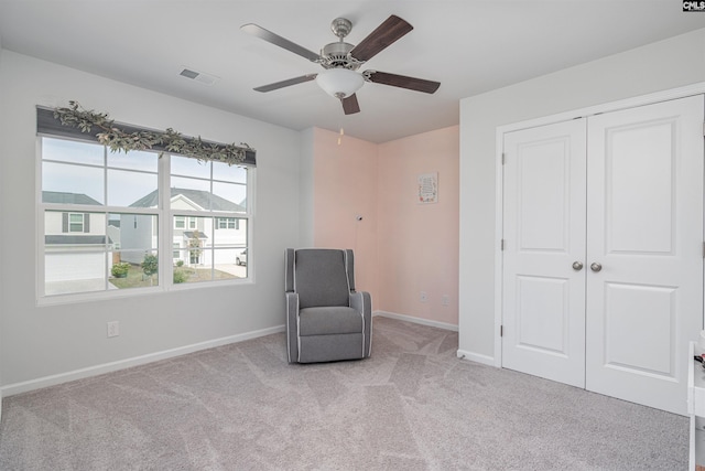646 Penfolds Way, Blythewood, SC 29016 - unfurnished room featuring light colored carpet, ceiling fan, and baseboards