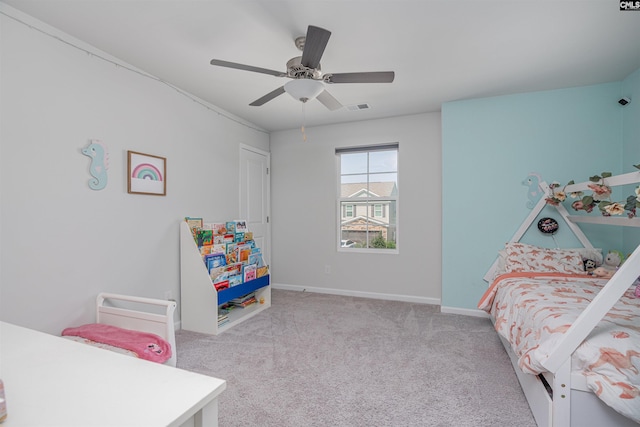 646 Penfolds Way, Blythewood, SC 29016 - bedroom featuring carpet floors, a ceiling fan, and baseboards