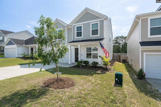646 Penfolds Way, Blythewood, SC 29016 - traditional-style house featuring board and batten siding, driveway, central AC, and a garage