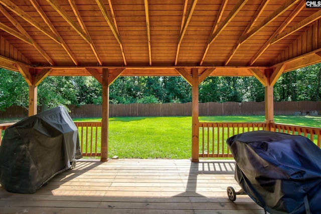 220 Pine Grove Rd, Lugoff, SC 29078 - wooden terrace featuring area for grilling