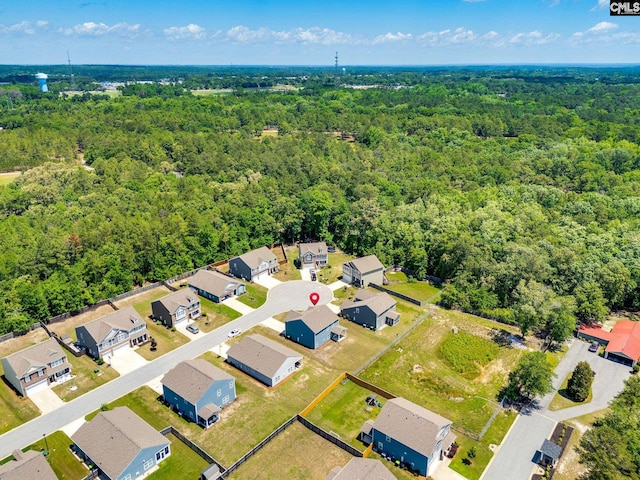 724 Channing Creek Ln, Lexington, SC 29072 - aerial perspective of suburban area with a forest