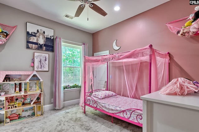 117 Shoal Creek Ln, Blythewood, SC 29016 - bedroom featuring carpet, ceiling fan, and baseboards