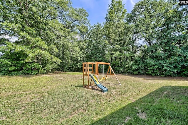 117 Shoal Creek Ln, Blythewood, SC 29016 - view of grassy yard featuring a playground
