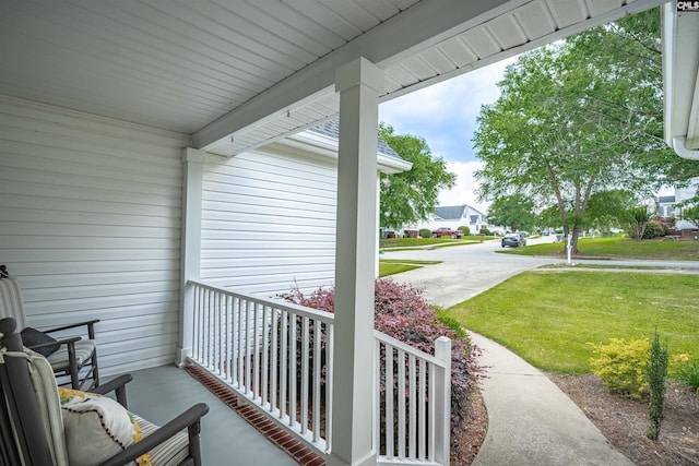 407 Westbrook Way, Lexington, SC 29072 - covered porch with a yard
