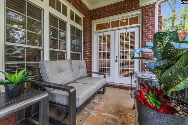 279 Canterwood Rd, Irmo, SC 29063 - covered porch with french doors