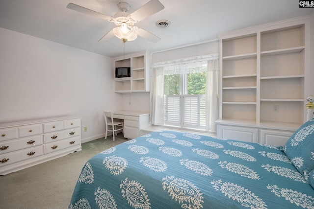 616 Brandon Ct, Lexington, SC 29072 - carpeted bedroom featuring a ceiling fan and baseboards