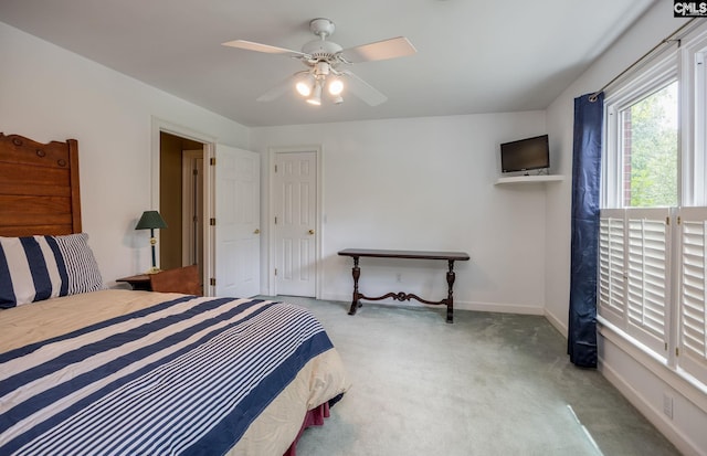 616 Brandon Ct, Lexington, SC 29072 - bedroom featuring carpet, a ceiling fan, and baseboards