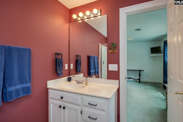 616 Brandon Ct, Lexington, SC 29072 - bathroom featuring vanity and baseboards