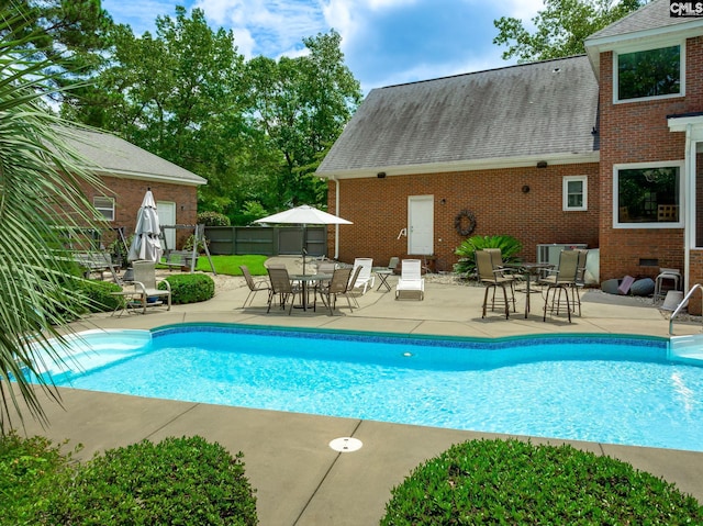 616 Brandon Ct, Lexington, SC 29072 - view of swimming pool featuring a patio area and outdoor dining space