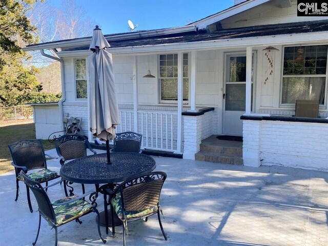 2825 Pruitt Dr, Columbia, SC 29204 - view of patio / terrace featuring outdoor dining area