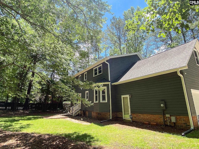 141 Runneymede Dr, Blythewood, SC 29016 - back of house with a yard and roof with shingles