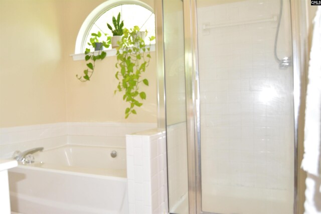 25 Elcock Cir, Irmo, SC 29063 - bathroom featuring a stall shower and a bath