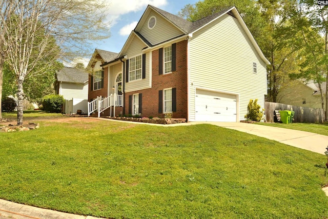 25 Elcock Cir, Irmo, SC 29063 - view of front facade featuring an attached garage, driveway, and brick siding