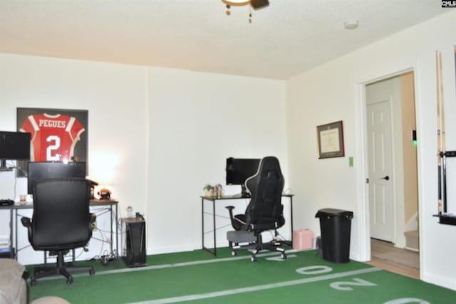 25 Elcock Cir, Irmo, SC 29063 - office area with wood finished floors and baseboards