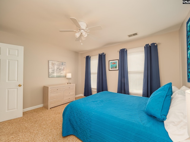 2 Hiland Ct, Columbia, SC 29229 - bedroom featuring carpet, baseboards, and a ceiling fan
