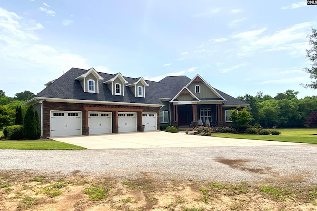 132 Systems Ln, Columbia, SC 29212 - view of front of property with concrete driveway, covered porch, and a garage