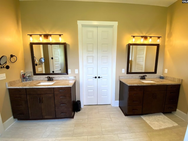 132 Systems Ln, Columbia, SC 29212 - full bathroom featuring two vanities and baseboards