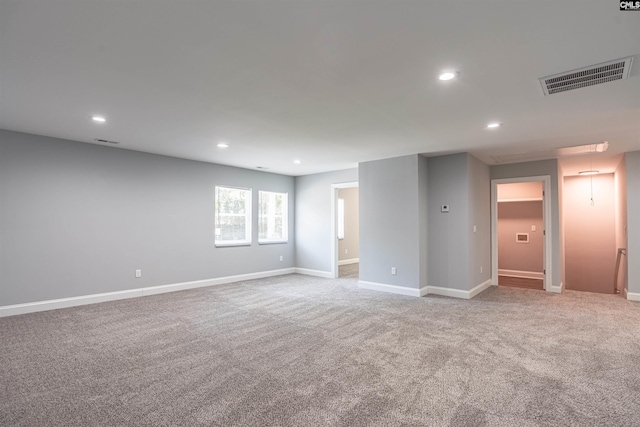 212 W Brookhill St, Lexington, SC 29072 - carpeted spare room featuring recessed lighting and baseboards