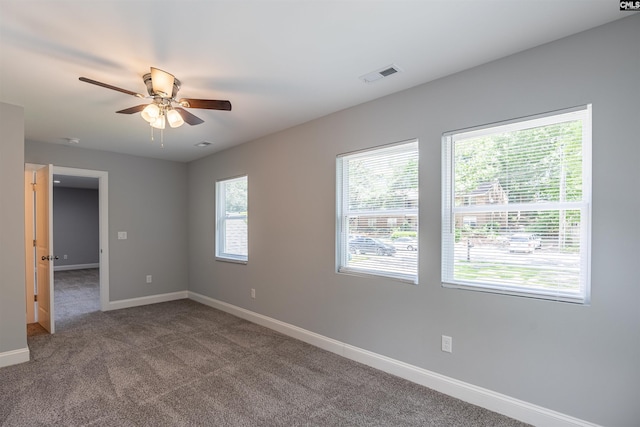 212 W Brookhill St, Lexington, SC 29072 - carpeted spare room with ceiling fan and baseboards