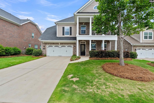 135 Bay Wren Rd, Blythewood, SC 29016 - view of front of house with driveway, brick siding, and a front lawn