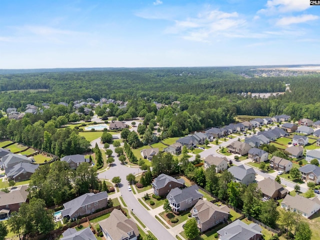 135 Bay Wren Rd, Blythewood, SC 29016 - aerial view of property and surrounding area with a forest and nearby suburban area