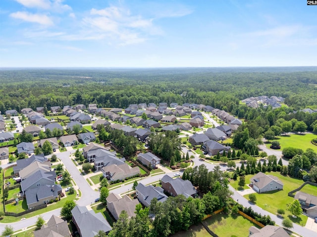 135 Bay Wren Rd, Blythewood, SC 29016 - aerial view of residential area featuring a forest